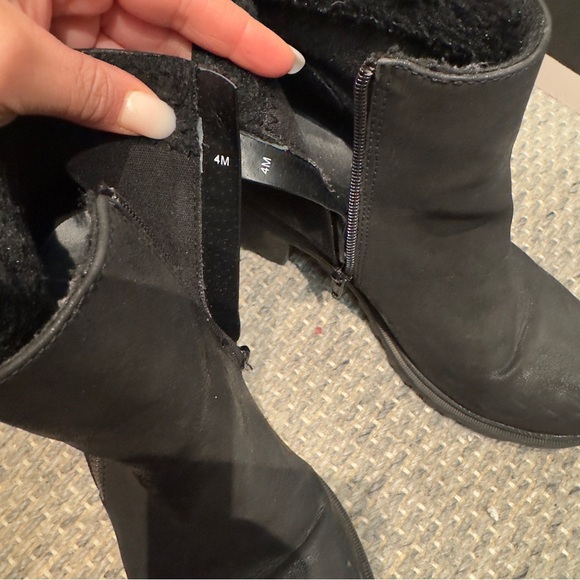 Jelly Shoes Kids Size 4 M Black Block Heel - Picture 6 of 7